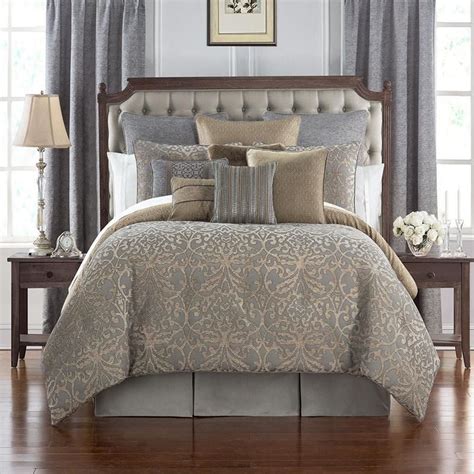 grey and gold duvet sets